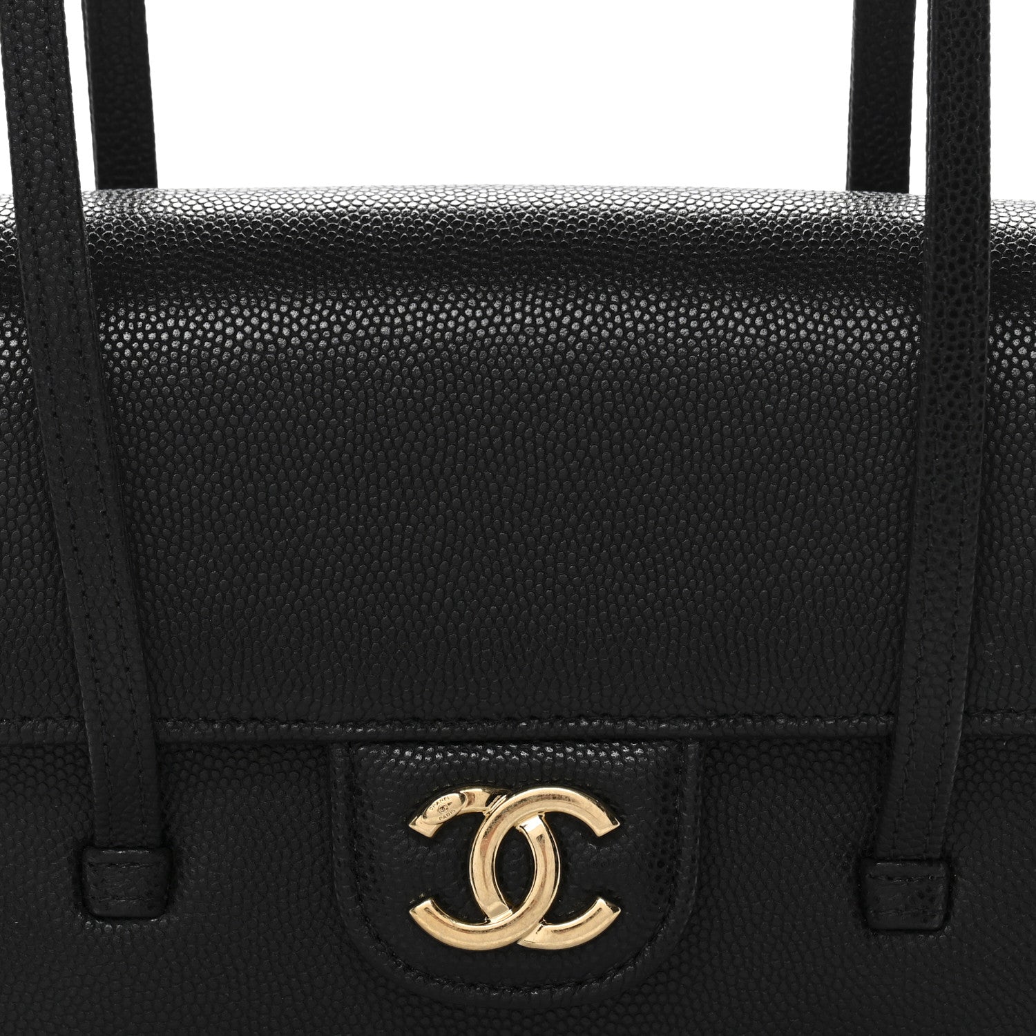 Chanel Shiny Caviar Mini Preppy Coco Shoulder Bag Black 8 of 11