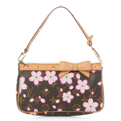 Louis Vuitton Monogram Cherry Blossom Pochette Accessories Brown 1 of 7