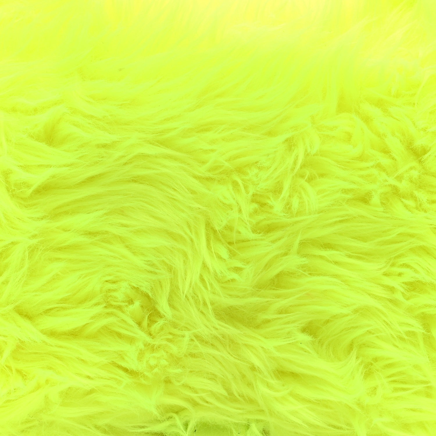 Balenciaga Faux Fur Medium Fluffy Hourglass Top Handle Bag Fluo Yellow 7 of 9