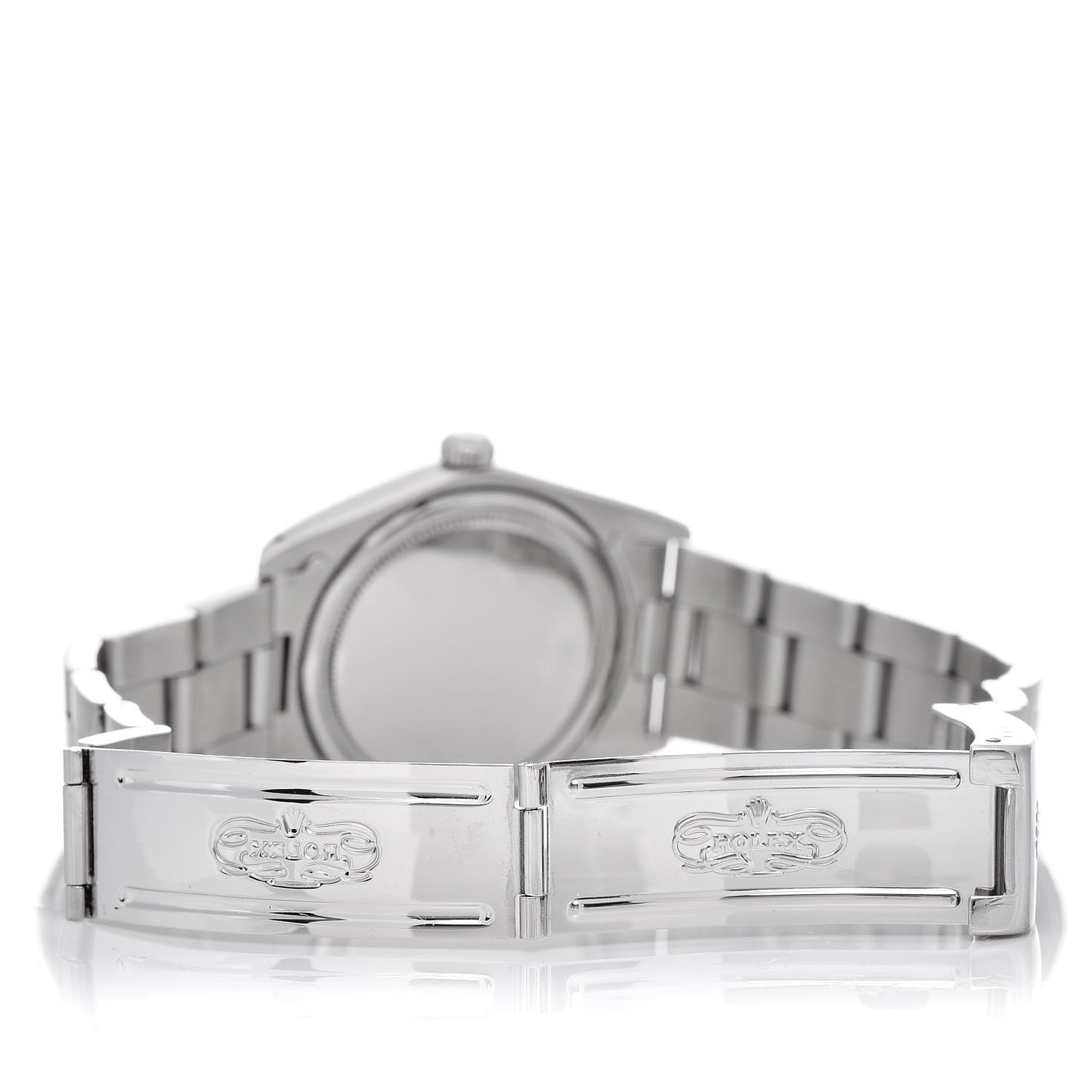 Stainless Steel 34mm Oysterdate Precision Watch Silver 6694