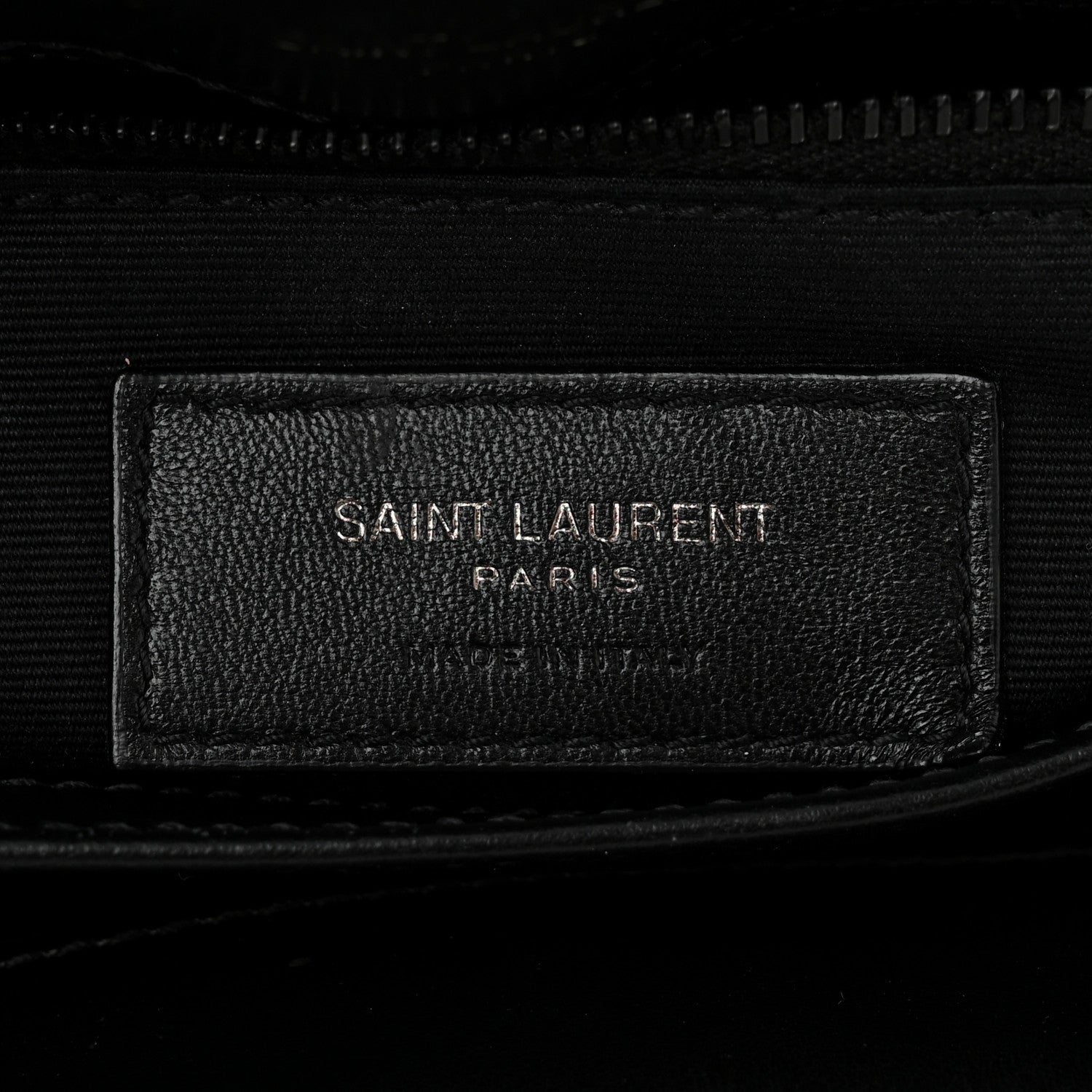 Saint Laurent Calfskin Y Quilted Monogram Monochrome Toy Loulou Crossbody Bag Black 6 of 11
