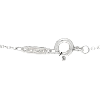 Tiffany Sterling Silver Atlas Open Pendant Necklace 3 of 3