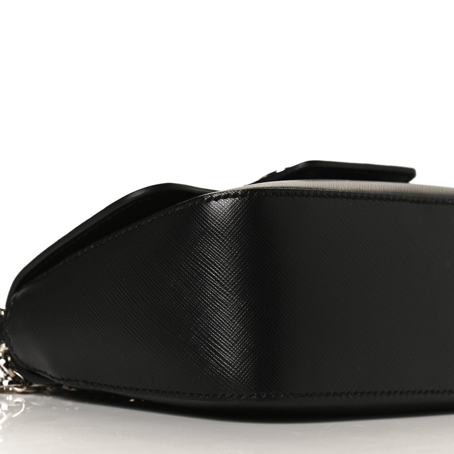 Saffiano Paris Crossbody Bag Black