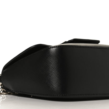Salvatore Ferragamo Saffiano Paris Crossbody Bag Black 9 of 12