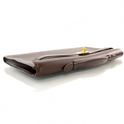 Hermes Swift Kelly Longue Pochette Chocolate 4 of 8