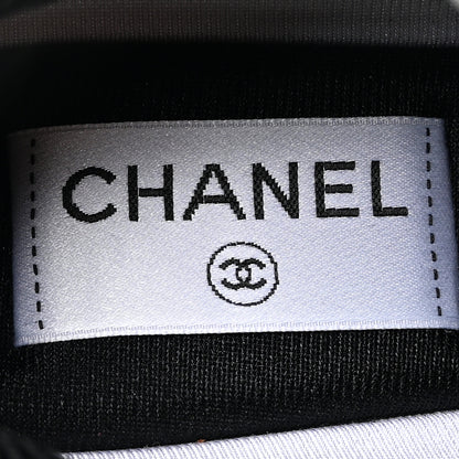Chanel Mesh Suede Calfskin Womens CC Sneakers 37 White Dark Pink Grey 7 of 14