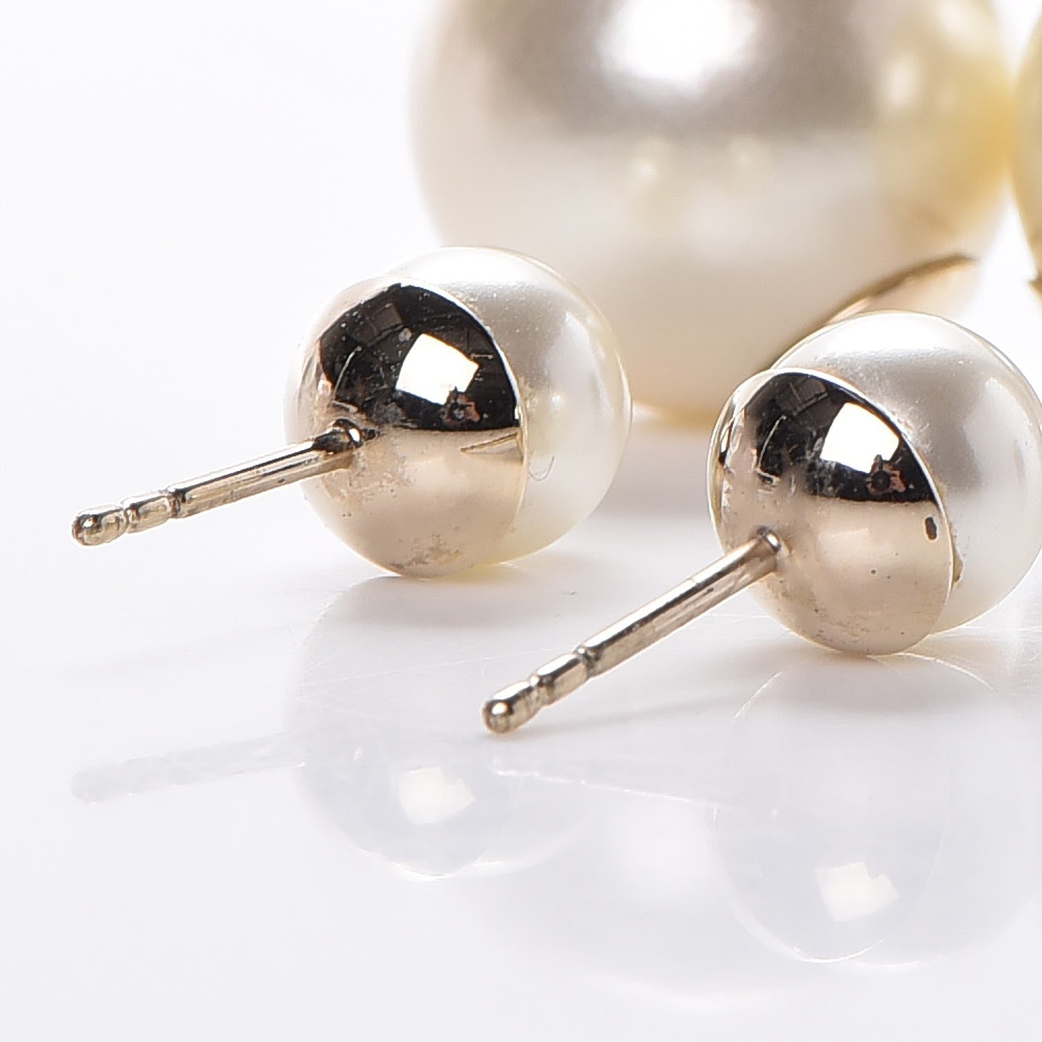 Christian Dior Pearl Mise En Dior Tribal Earrings 5 of 5