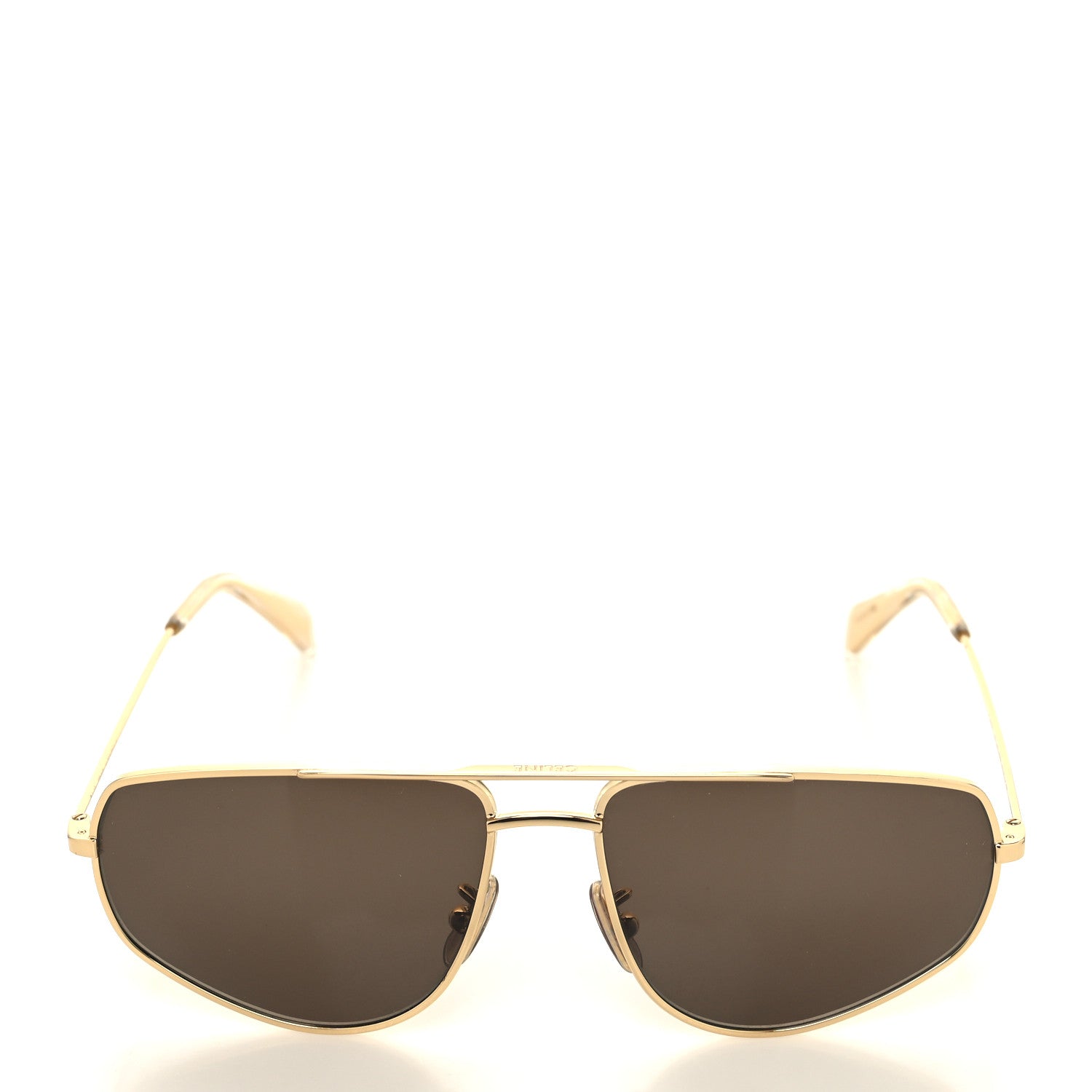 Celine Aviator Polarized Sunglasses CL40083U Gold 2 of 6
