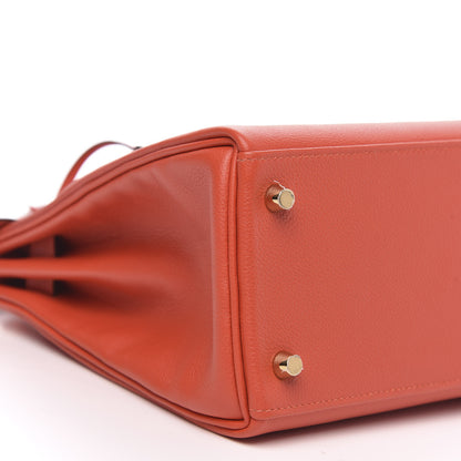 Hermes Taurillon Novillo Verso Kelly Retourne 28 Capucine 8 of 10
