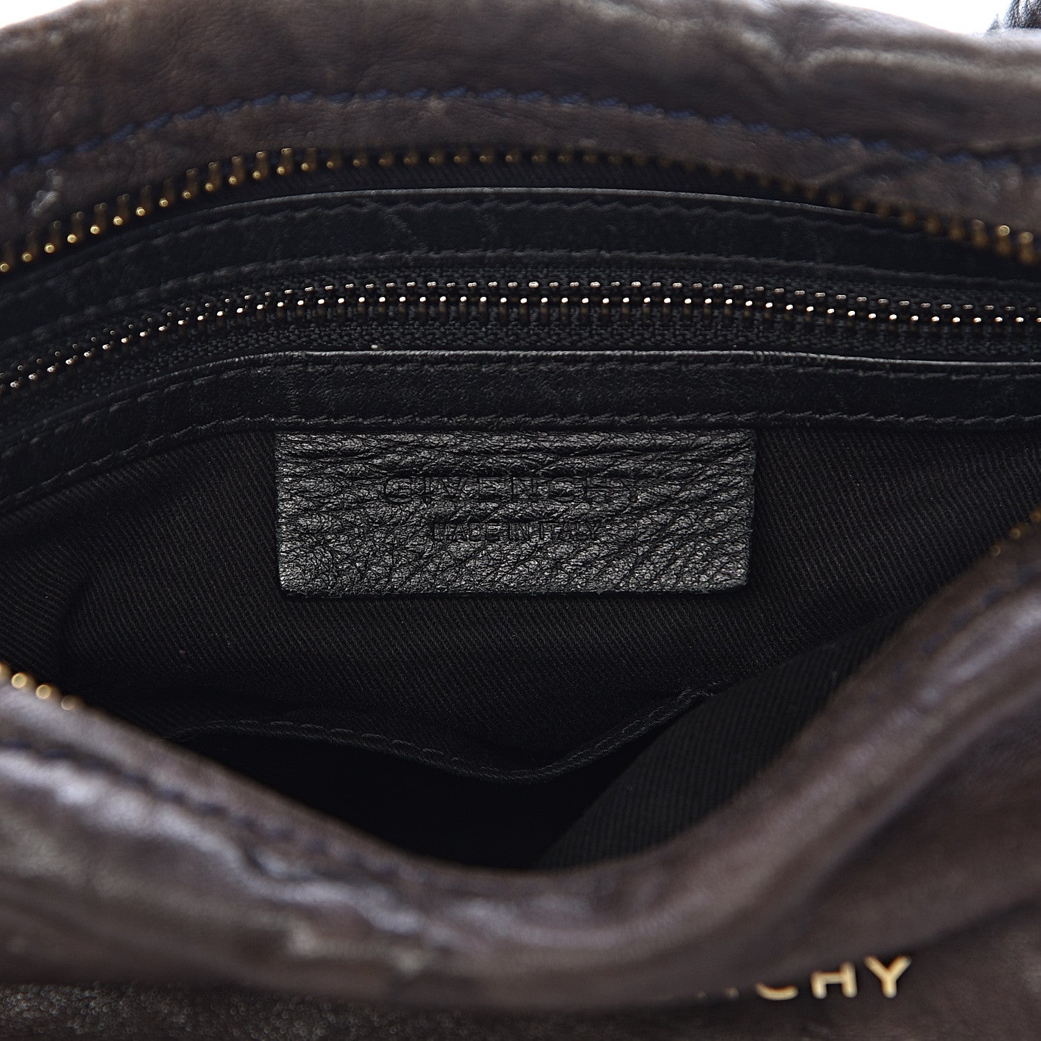 Givenchy Tumbled Sheepskin Small Pandora Charcoal 6 of 15