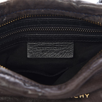 Givenchy Tumbled Sheepskin Small Pandora Charcoal 6 of 15