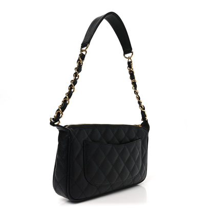 Chanel Caviar Quilted Timeless CC Shoulder Bag Black 3 of 10