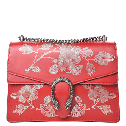 Gucci Calfskin Chinese New Year Medium Dionysus Shoulder Bag Hibiscus Red 1 of 10