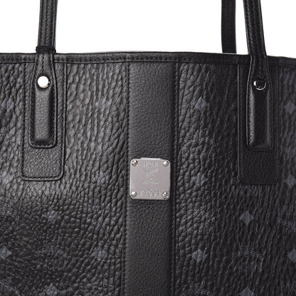 MCM Visetos Large Liz Reversible Shopper Tote Black 18 of 19
