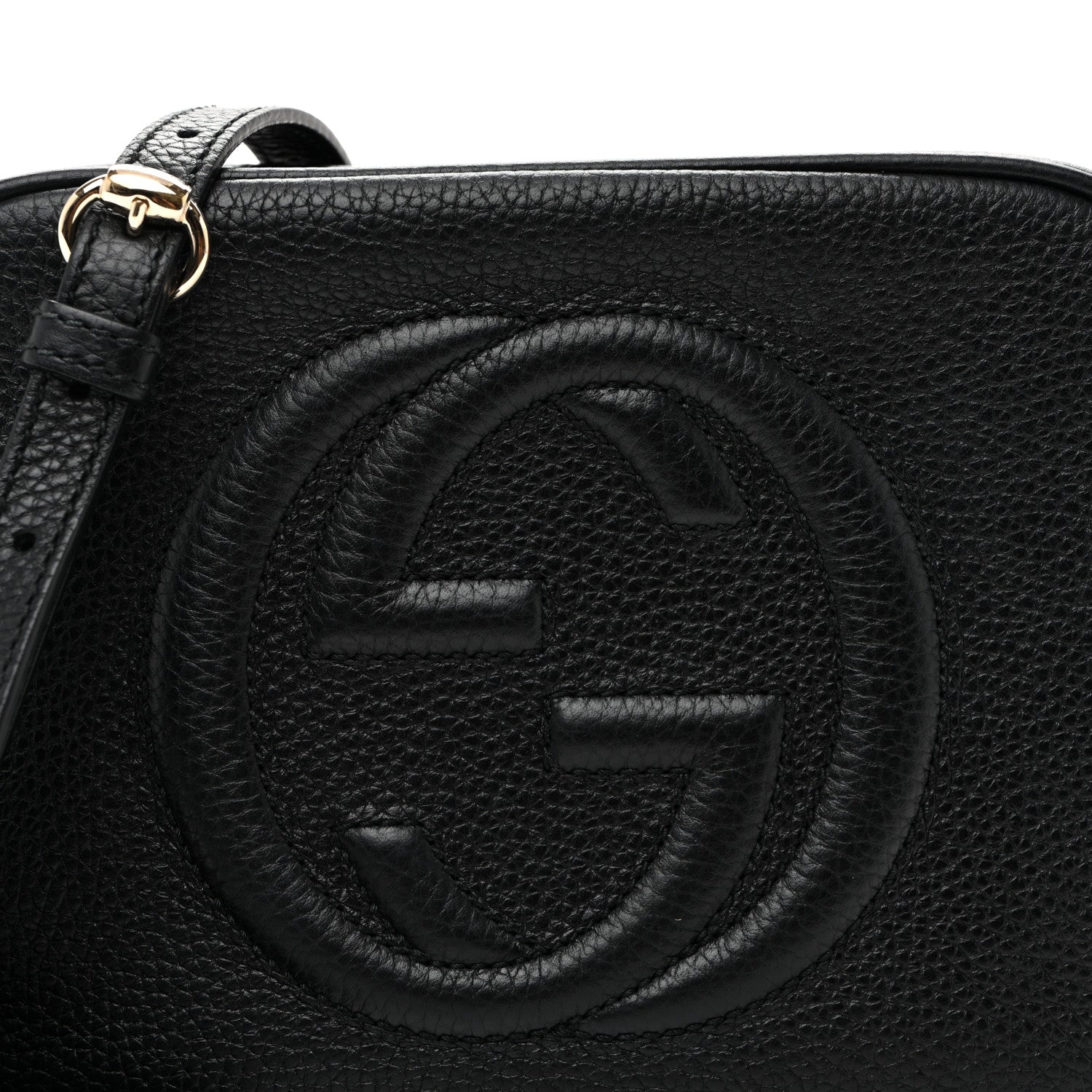 Gucci Pebbled Calfskin Small Soho Disco Bag Black 8 of 10