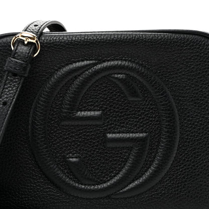 Gucci Pebbled Calfskin Small Soho Disco Bag Black 8 of 10