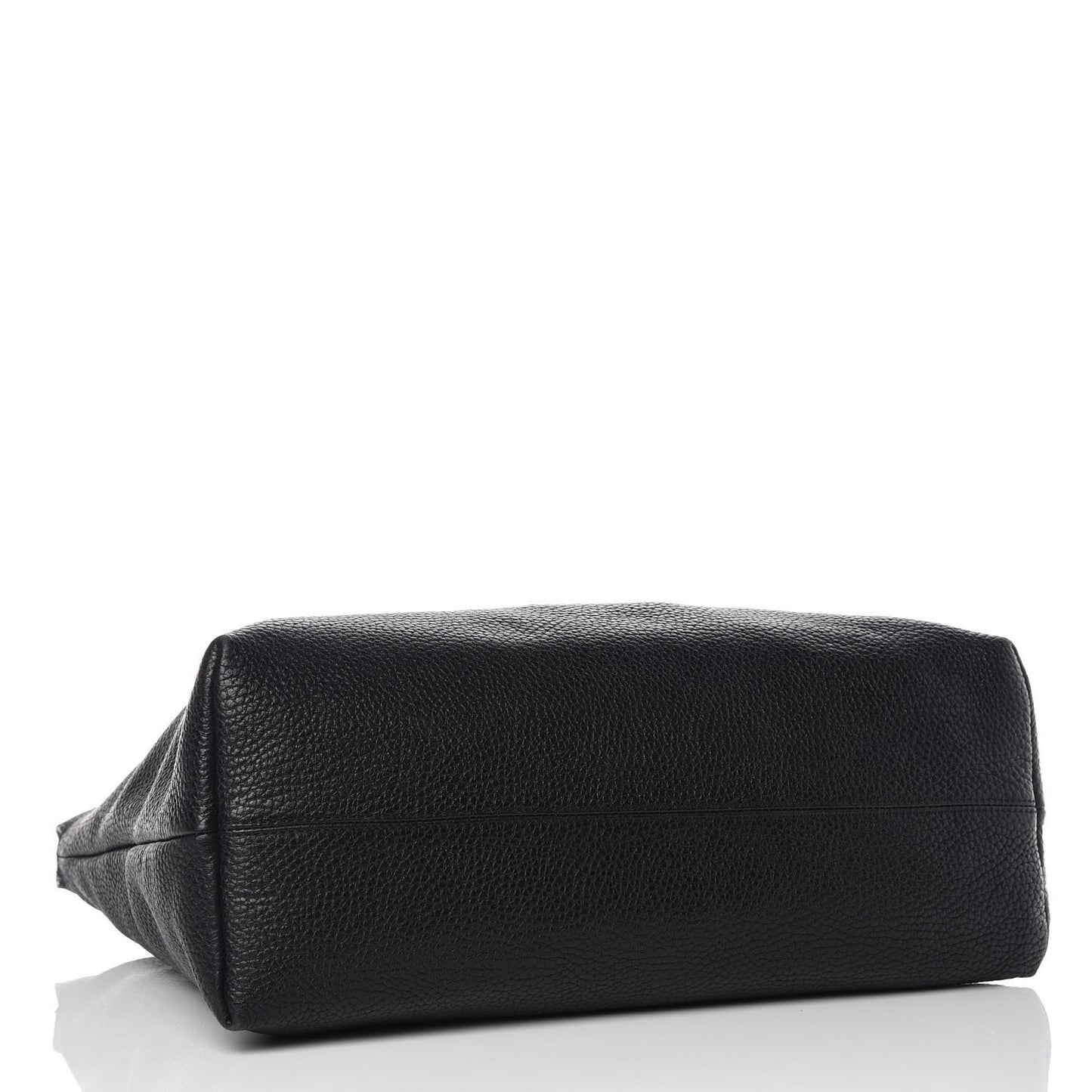 London Grainy Calfskin Medium Baynard Tote Black