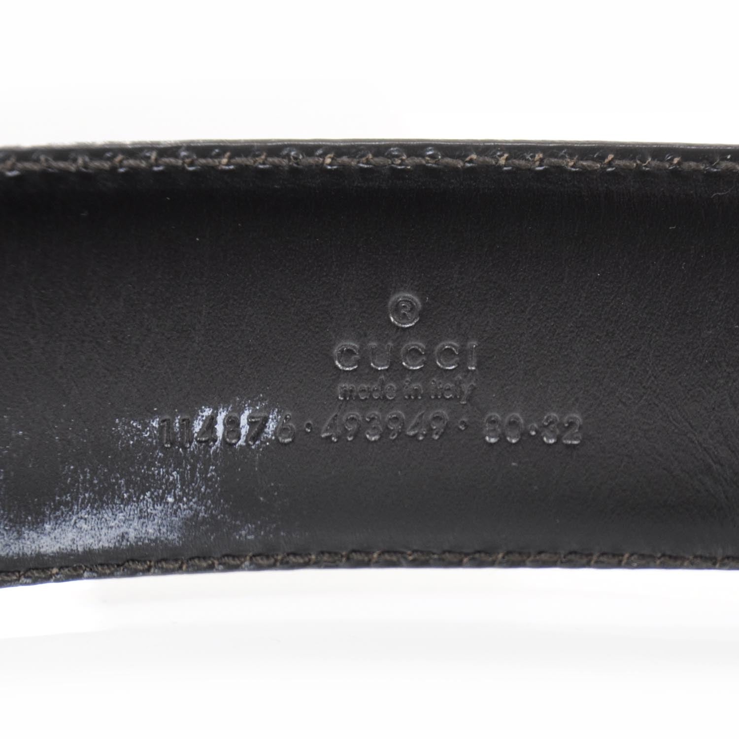 Gucci Guccissima GG Belt 80 32 4 of 6