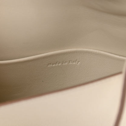 Celine Grained Calfskin Small Trotteur White 6 of 14