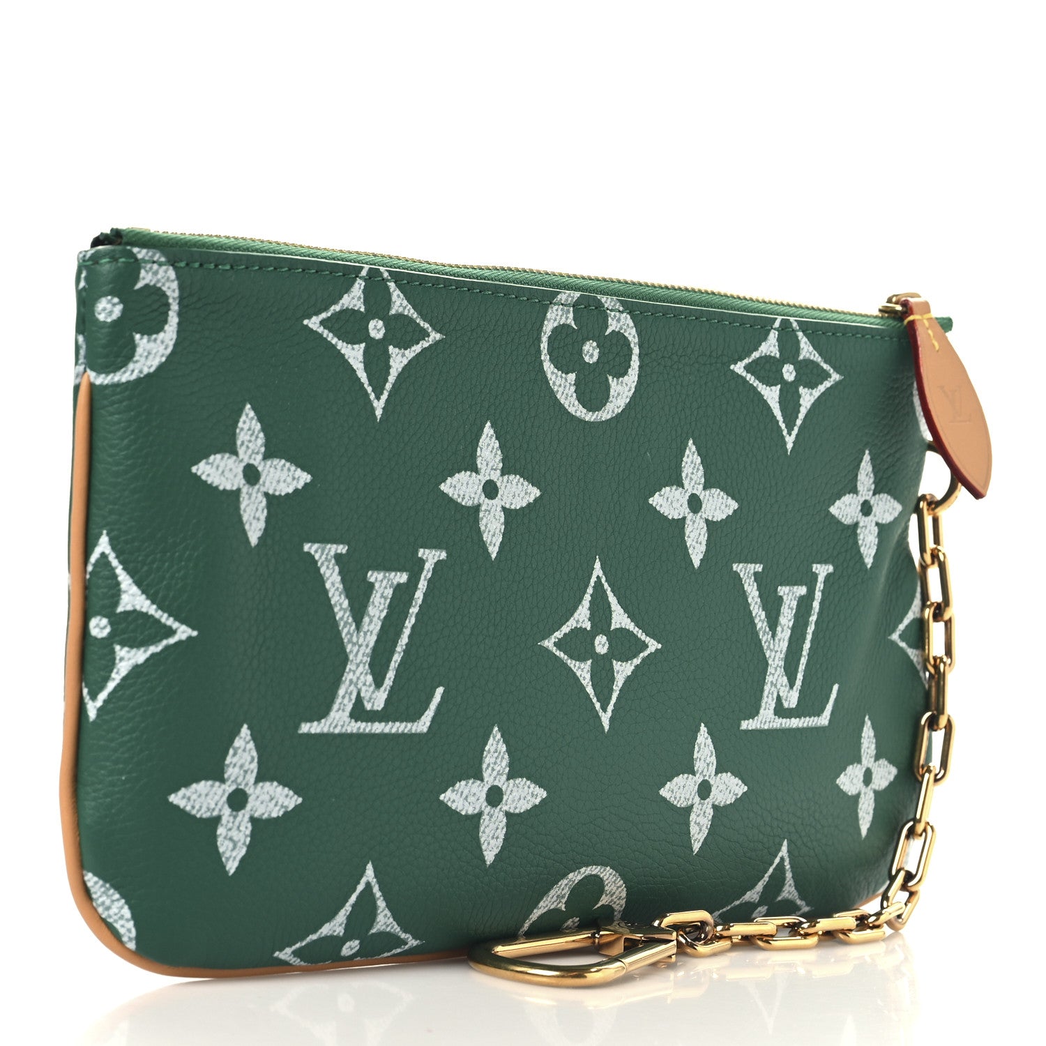 Louis Vuitton Calfskin Monogram Speedy P9 Bandouliere 50 Pochette Green 3 of 6