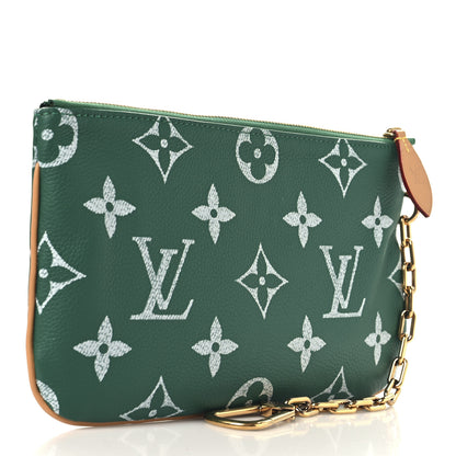 Louis Vuitton Calfskin Monogram Speedy P9 Bandouliere 50 Pochette Green 3 of 6