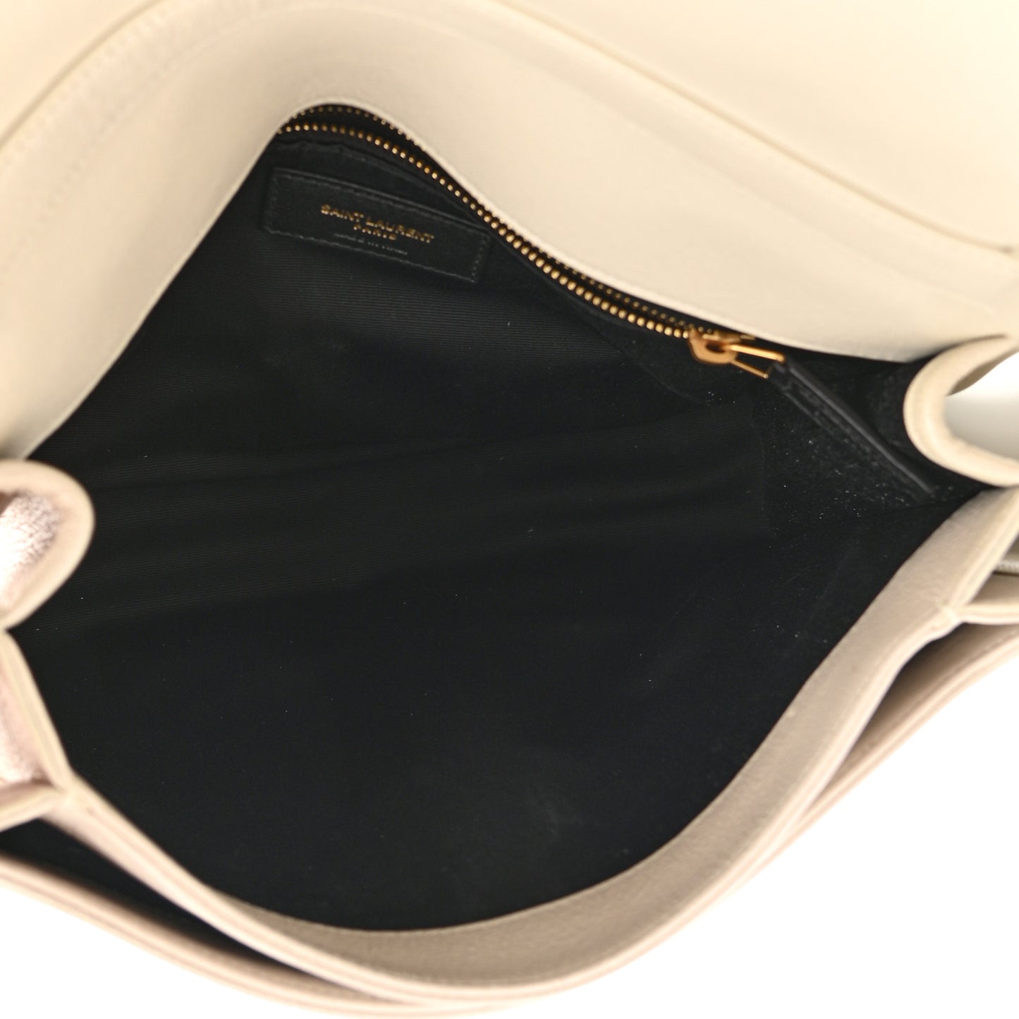 Lambskin Quilted Mini Becky Chain Bag Crema Soft