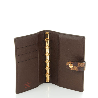 Louis Vuitton Damier Ebene Small Ring Agenda Cover 5 of 7