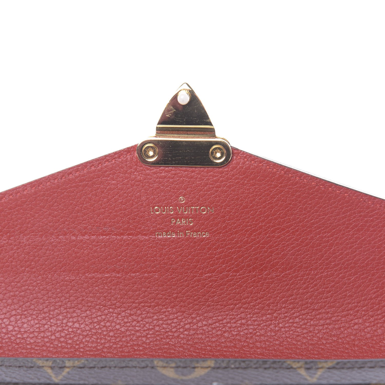 Louis Vuitton Monogram Pallas Wallet Cherry 6 of 6