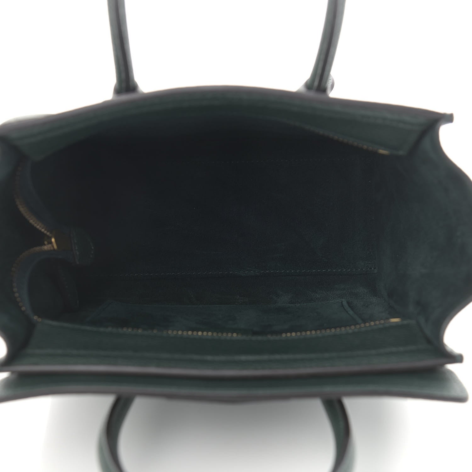 Celine Drummed Calfskin Nano Luggage Amazone 5 of 10