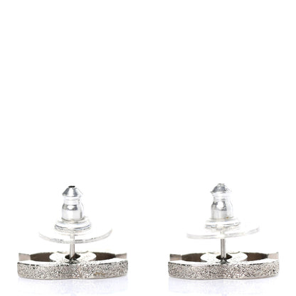 Chanel Glitter Enamel CC Earrings Beige 3 of 4