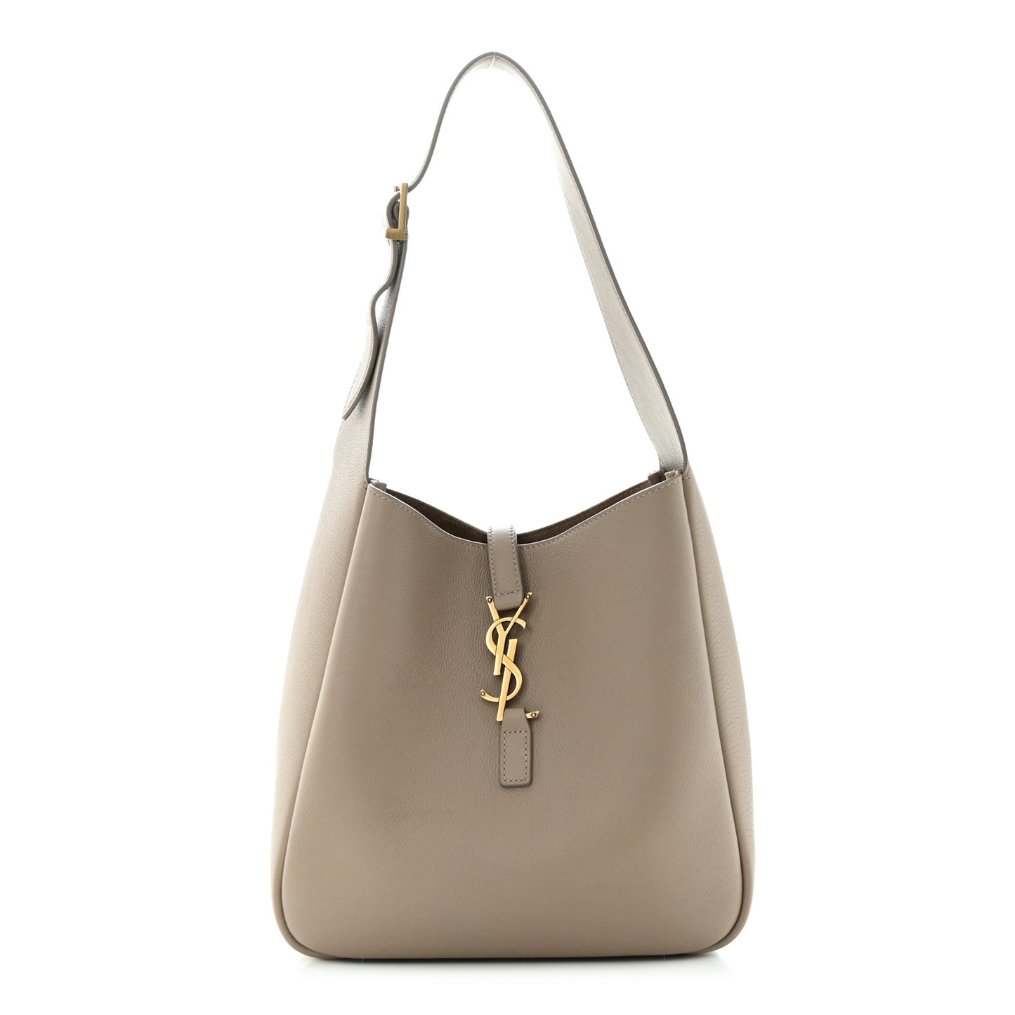 Smooth Calfskin Small Le 5 A 7 Soft Hobo Dusty Grey