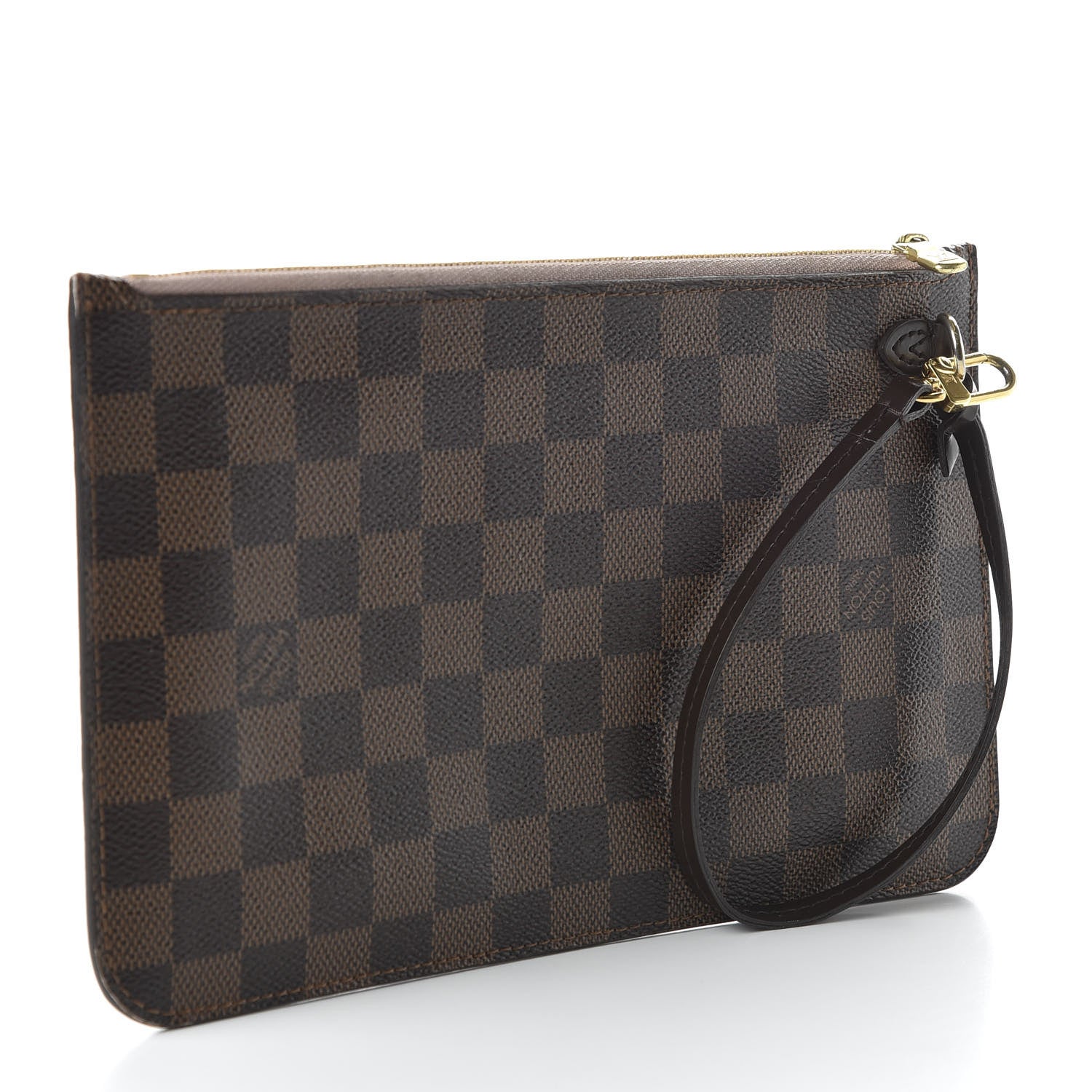 Louis Vuitton Damier Ebene Neverfull MM GM Pochette Rose Ballerine 3 of 9