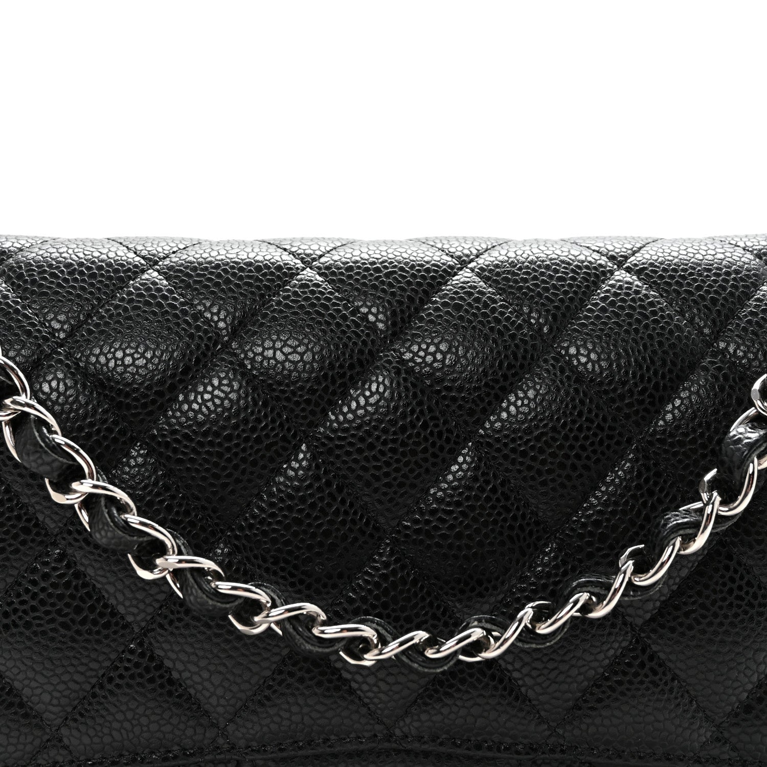 Chanel Caviar Quilted Medium Double Flap Black 8 of 11