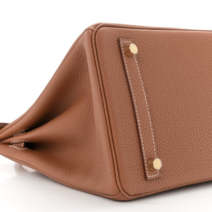 Hermes Togo BIRKIN 30 Gold 9 of 11
