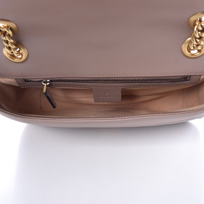 Gucci Calfskin Matelasse Small GG Marmont Shoulder Bag Porcelain Rose 5 of 11