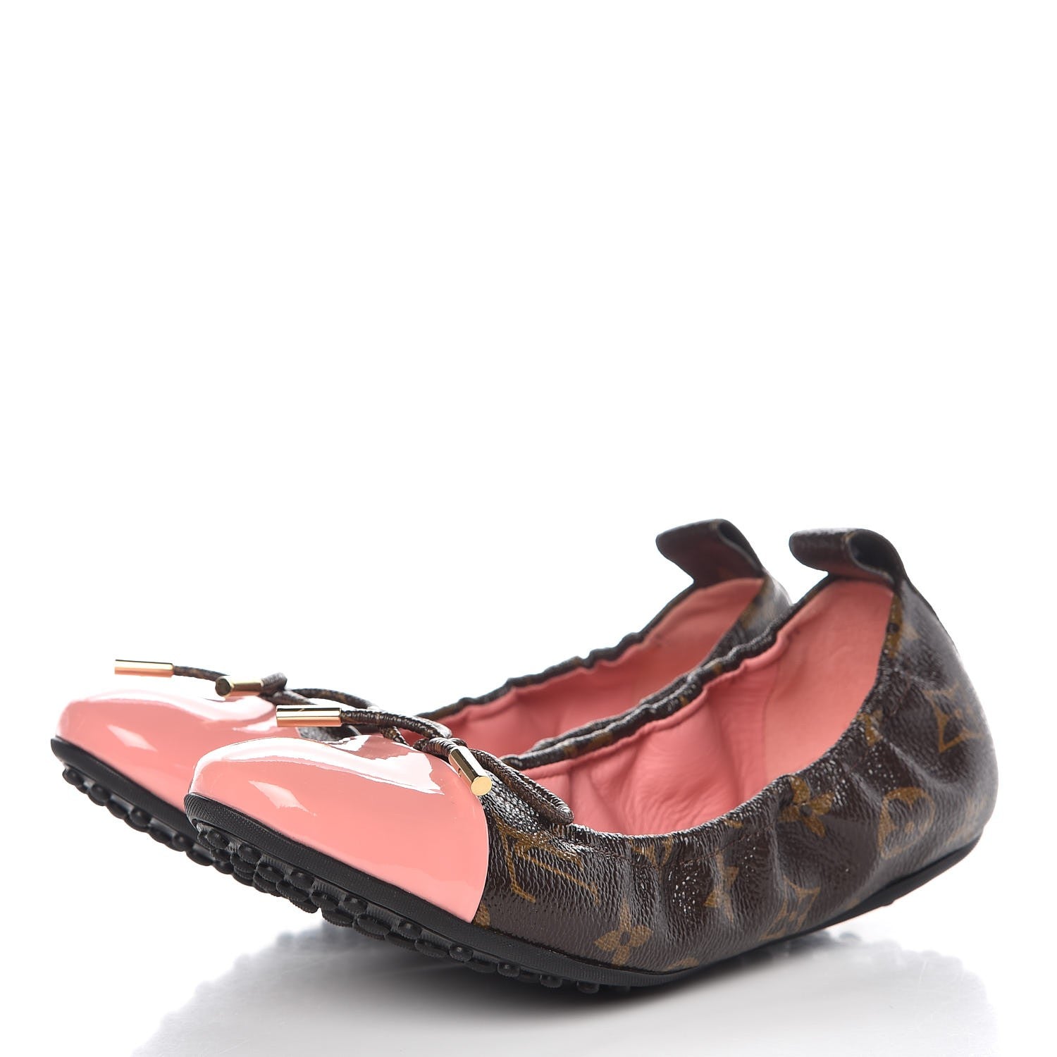 Louis Vuitton Monogram Patent Flirty Ballerina Flats 36.5 Rose Clair 3 of 7