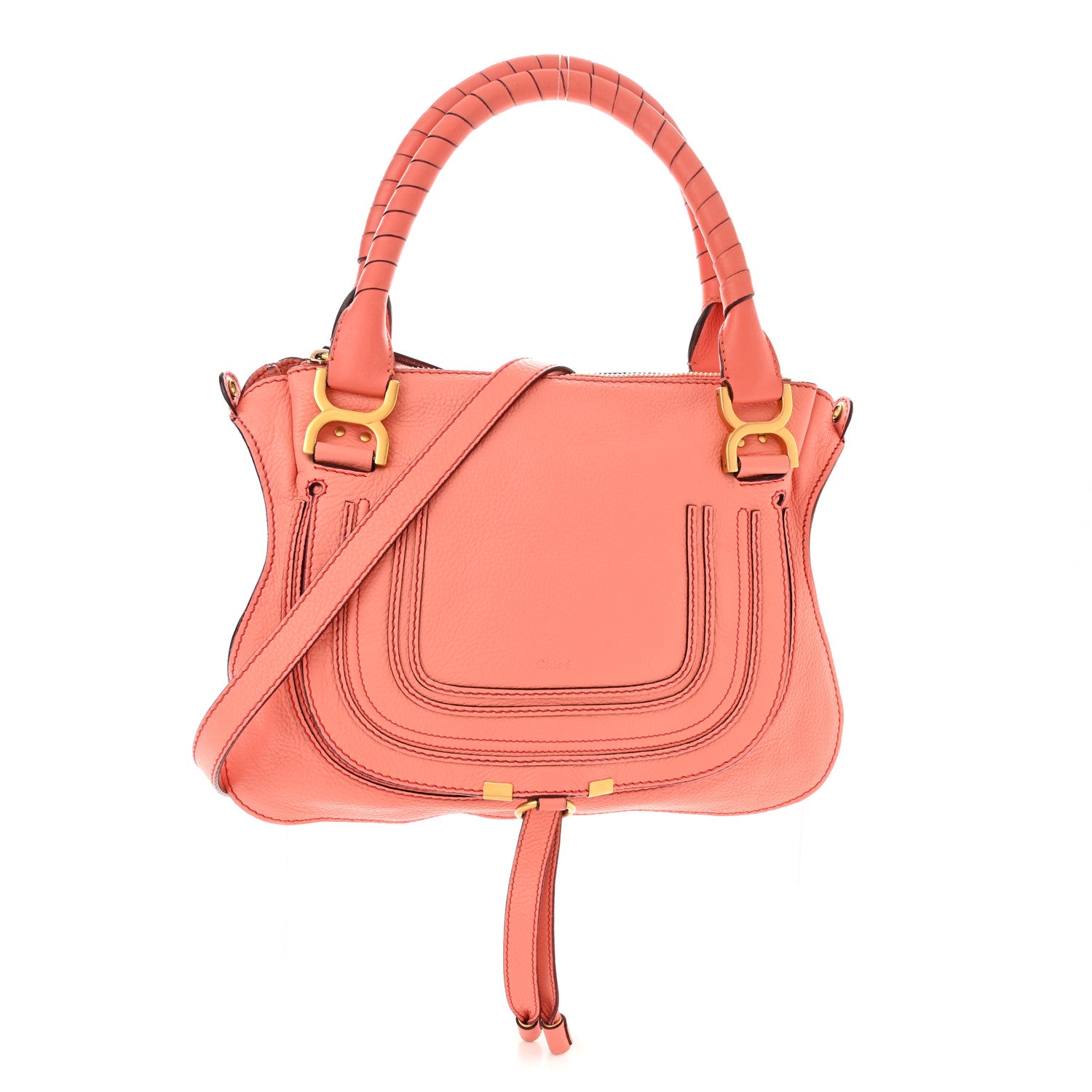 Chloe Calfskin Medium Marcie Satchel Pink 1 of 11
