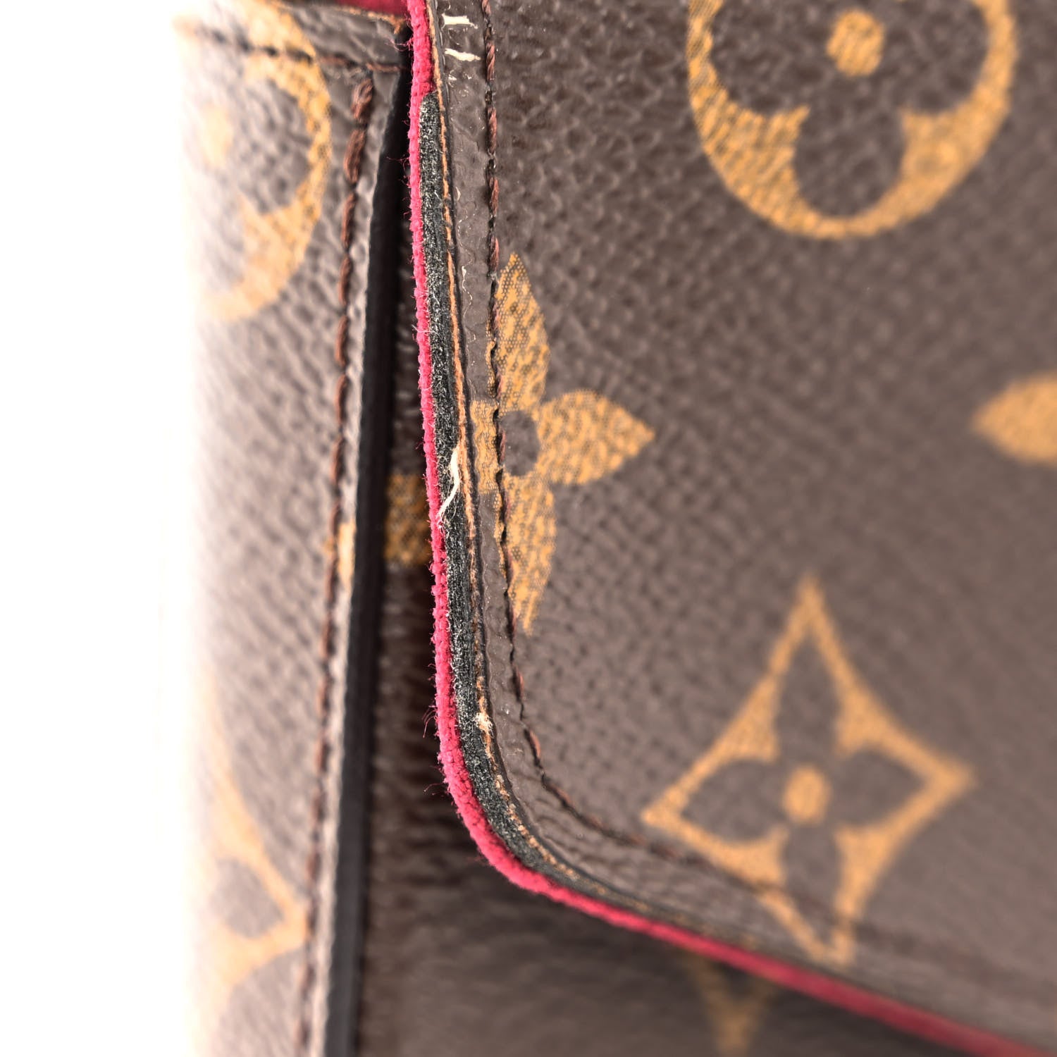 Louis Vuitton Monogram Pochette Felicie Chain Wallet Fuchsia 12 of 15