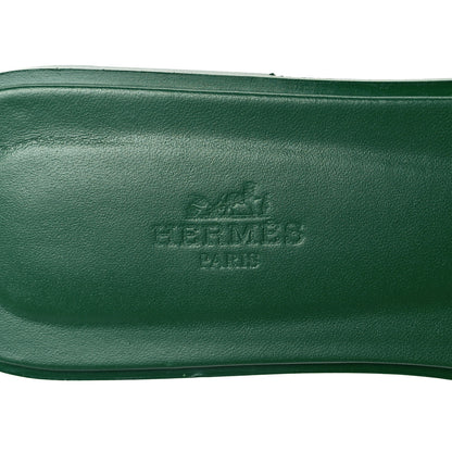 Hermes Epsom Oran Sandals 40 Vert Cactus 7 of 8