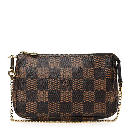 Louis Vuitton Damier Ebene Mini Pochette Accessories 1 of 10