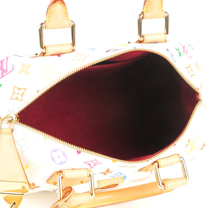 Louis Vuitton Monogram Multicolor Speedy 30 White 5 of 7