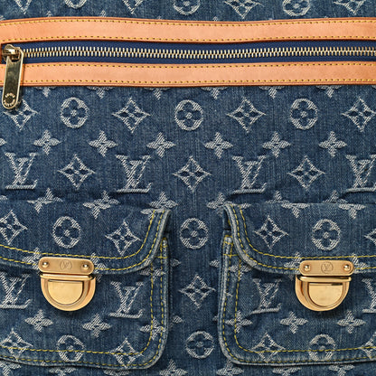 Louis Vuitton Denim Baggy GM Blue 7 of 10