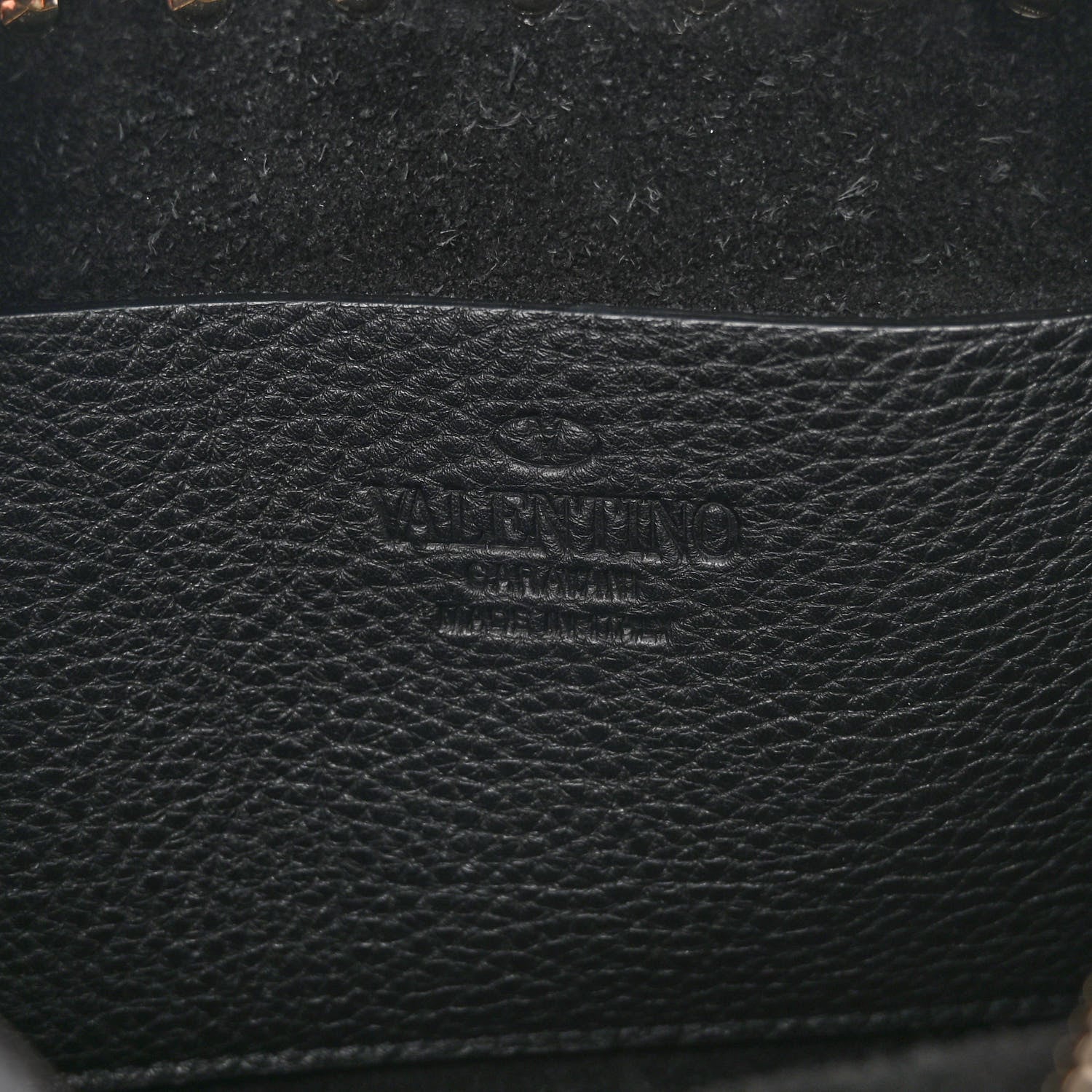 Valentino Garavani Calfskin Rockstud Camera Crossbody Bag Black 6 of 9