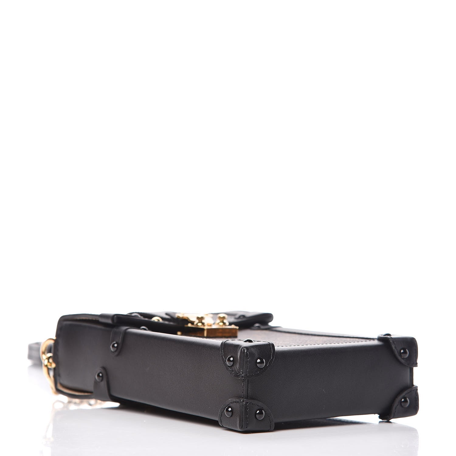 Louis Vuitton Monogram Pochette Trunk Verticale Black 4 of 9