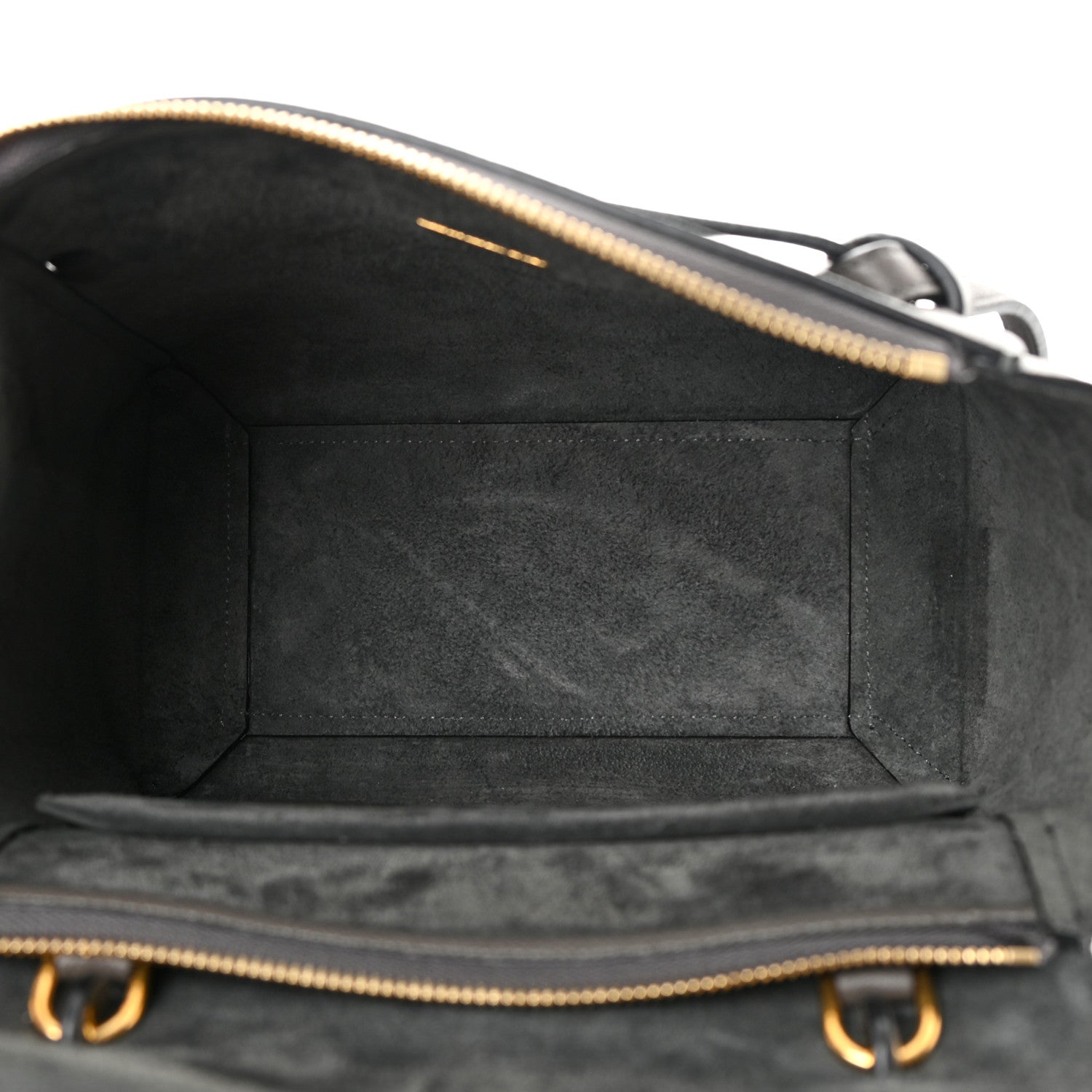 Celine Baby Grained Calfskin Micro Belt Bag Grey 5 of 18