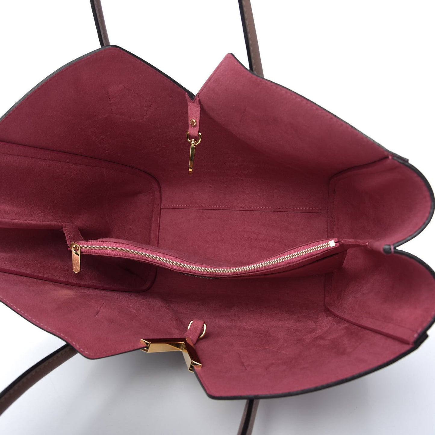 Calfskin Monogram Kimono Tote Taupe Glace