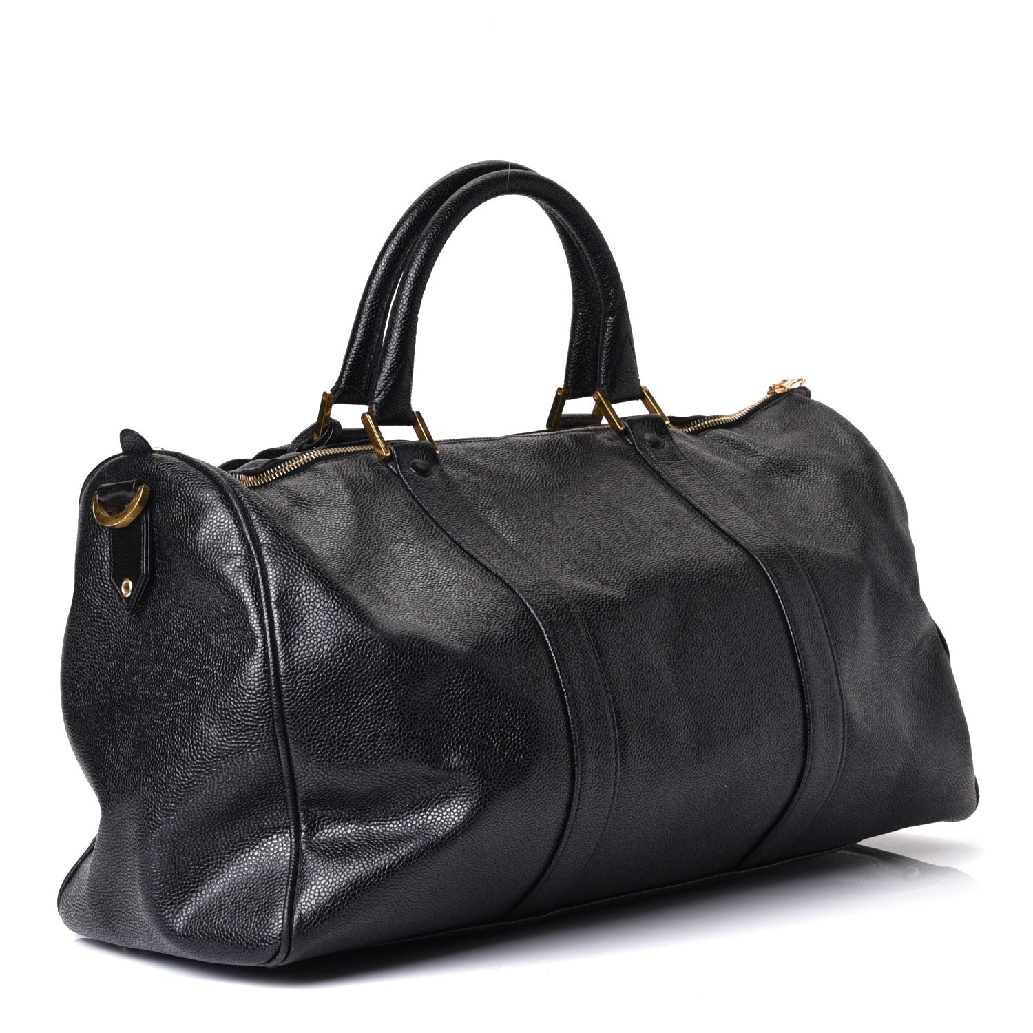 Chanel Caviar Timeless CC Duffel Bag Black 4 of 10