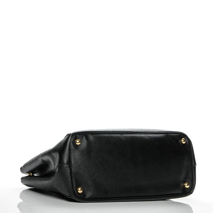 Prada Saffiano Large Galleria Double Zip Tote Black 4 of 20