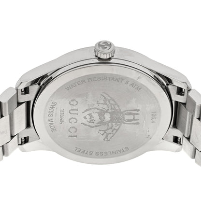 Gucci Stainless Steel 38mm G-Timeless Charm Quartz Watch Black 4 of 4