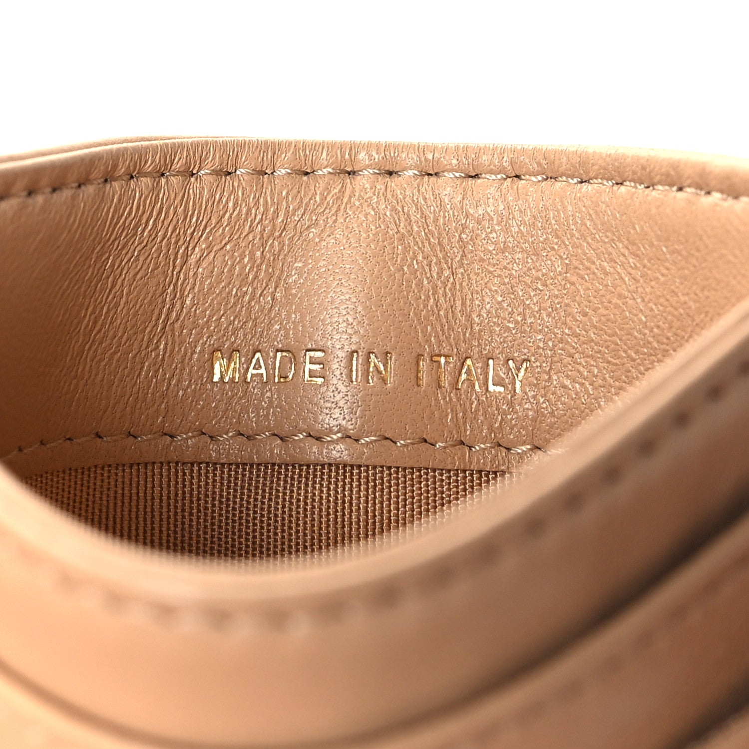 Chanel Lambskin Quilted Boy Card Holder Beige 6 of 9